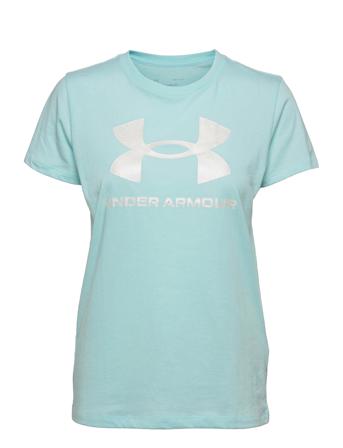 Ua Sportstyle Logo Ss T-shirt Top Blå Under Armour