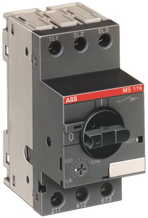 ABB MS116-4.0 Motorskyddsbrytare Typ: MS116-4.0, Elfördelning & strömförsörjning