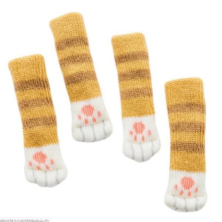 16 stk. Søde Kattepote Stol Betræk Møbelben Beskyttere