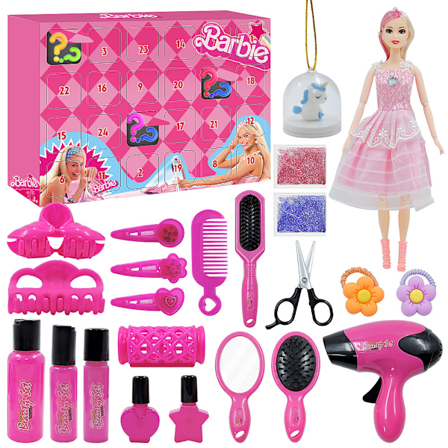 Julekalender for Børn med Tilbage tælling - Lille Legetøj Barbie Barbie child