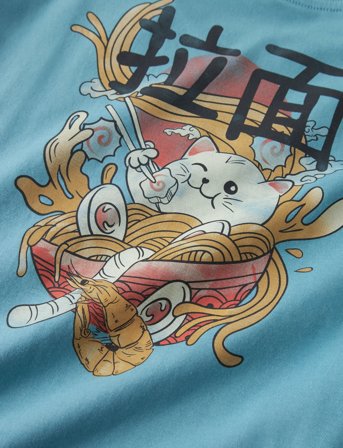 name it Nkmkane Ss Rlx Top Ps Noos - Blue - 116