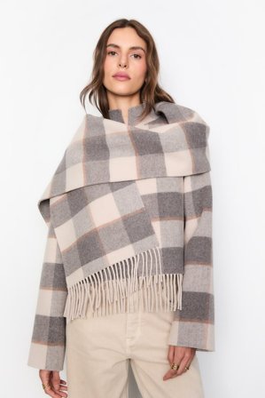 CAMILLA PIHL - Edith Jacket - Cream Check Size36