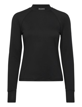 Borg Performance Brushed Mockneck Black Björn Borg