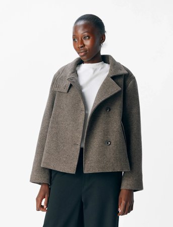 Object Objriki Re Short Jacket Noos - Grey - 44