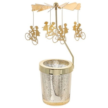 Tea Light Teline Pyörivä Spinning Kynttilänjalka PYÖRÄT PYÖRÄT
