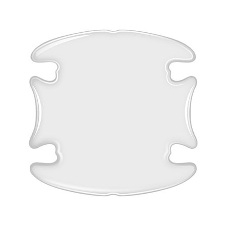 4-pak - Beskyttelse mod ridser Dørhåndtag Bil - Beskyttende film Tra