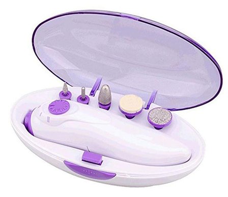 UNIQ Elektrisk Neglefil Hvid, Makeup, Negletilbehør, Manicuresæt