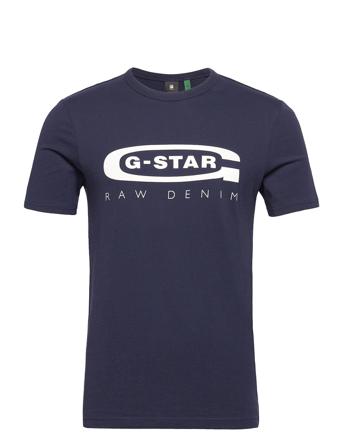 Graphic 4 Slim R T S\S T-shirts Short-sleeved Sininen G-Star RAW