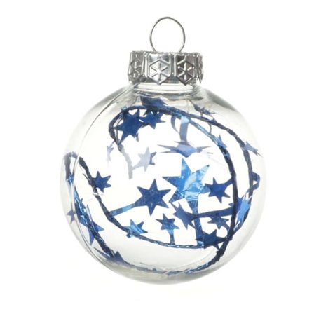 Julkula i Transparent Plast för Julgran