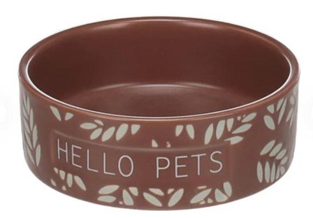 Mat- og Vannskål til Hamster, Brun - 100ml