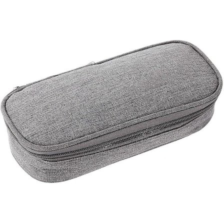 Insulinväska - Bärbar insulin kylväska skyddsväska medicinsk isolerad kylväska (grå)