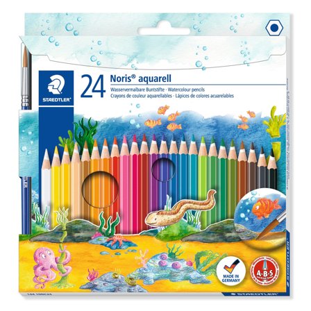 Staedtler Noris Club akvarellblyant 24-set