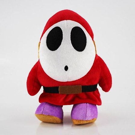 Super Mario Shy Guy Anime Plyslegetøj Fyldt Vedhæng Krog Dukke Nøglering Nøglering 16cm