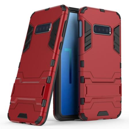 Samsung Galaxy S10e - Hybrid Armour Skal - Röd Red Röd