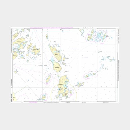 Special chart Hydrographica 622-24 Häradskär, A2 unfolded (plano)