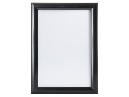 Väggram A4, aluminiumprofil 25mm svart - Lyreco - Kontorsmöbler och inredning - Tavlor ställ och ramar - Väggramar
