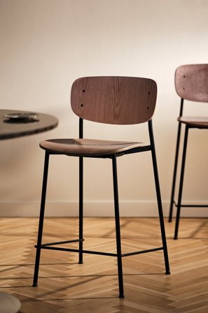 Jotex - Barstol 2-pakke valnøtt - MORRELL - Kjøp Barstoler hos Jotex