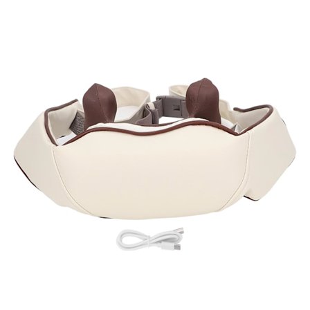 Rygg-, axel- och nackmassageapparat med värme, 2 lägen, sladdlös, djupvävnadsmassage, 3D-knådningskudde