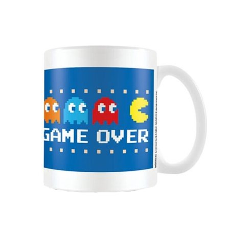 Pac-Man Game Over Mug En Storlek Vit/Blå