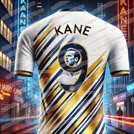 Siste HOT SALG Harry Kane Mote Trykt Mønster Herre Fan Minneskjorte Daglig Utendørs Sport Hurtigtørkende Komfortabel