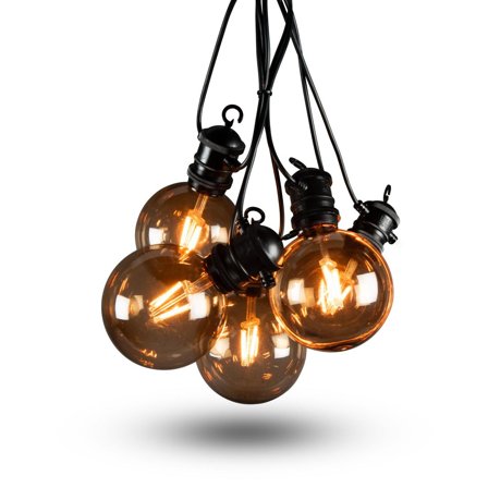 KONSTSMIDE Ljusslinga 10 amber LED 4,5m svart - Lyreco - Kontorsmöbler och inredning - Lampor och belysning - Ljusslingor