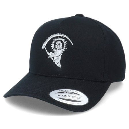 Iconic - Sort adjustable Kasket - Grim Reaper Curved A-Frame Black Adjustable @ Hatstore