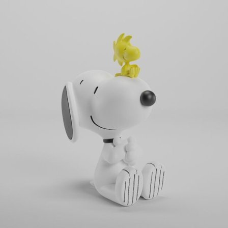 Snoopy Night Light Lampe til børn, batteridrevet, sødt design