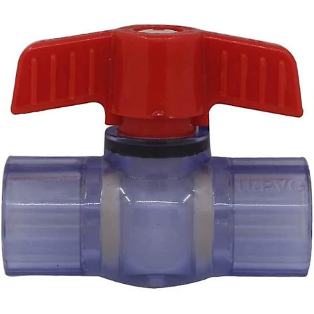 PVC Kugleventil 40mm Limventil Kugleventil Kugleventil Kuglebasin (Indvendig Diameter 40mm)