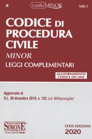 Codice di procedura civile. Leggi complementari. Ediz. minor. Con Contenuto digitale per download e accesso online