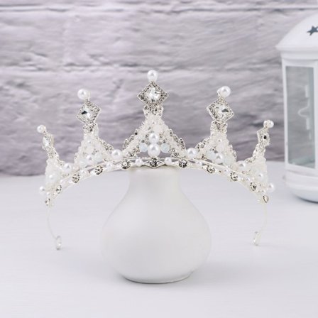 Princess Crown Tiaras for Girls SILVER SILVER