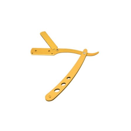 Rakkniv i Rostfritt Stål - Shavette Hårborttagning Guld