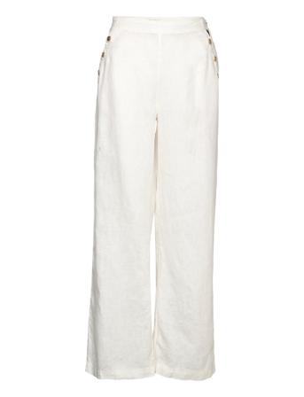 Pernille Trousers Slengbukser Hvit BUSNEL*Betinget Tilbud