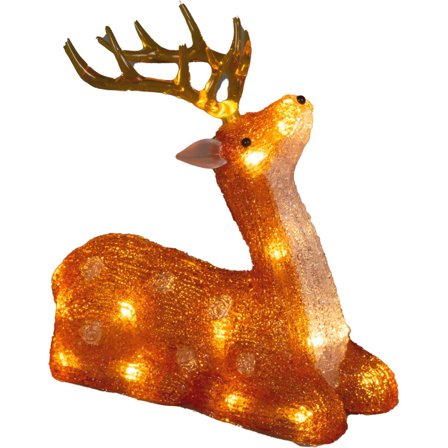 Konstsmide - Dekorasjonsfigur B/O Ren 6215-103 Brun