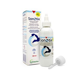 Sonotix Ørerens hund/kat, 120ml