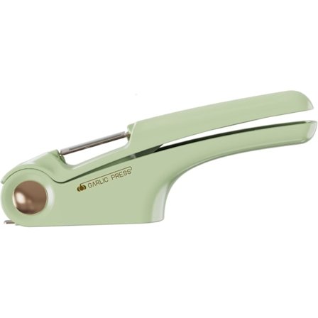Hvitløkspresse med sklisikkert grep, avansert profesjonell hvitløksmaskin, knuseren er enkel å rengjøre, rustfri, kan åpne bokser, skrelle