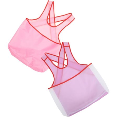 Naisten vedenpitävä pyykkiessu kannettavilla taskuilla ja helposti ripustettava kuivausessu siivoustöihin