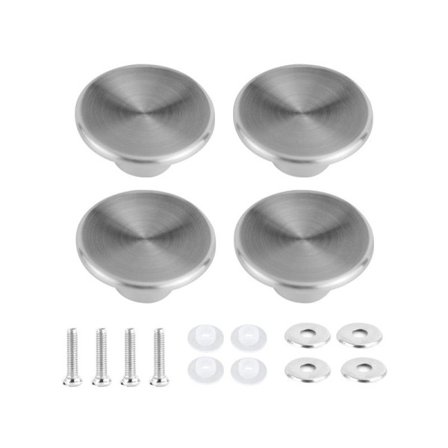 Grydelågsknop Grydelågsknopper Opvaskemaskine Ovngreb Rustfrit Stål Grydelåg Låg Håndtag Udskiftningssæt 4 stk
