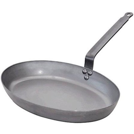 De buyer CARBONE PLUS Oval Stekepanne/Fiskepanne' - 'Stål