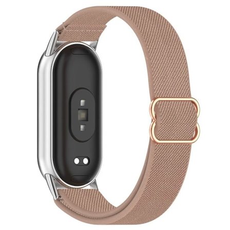 Smartwatch Band Xiaomi Smart Band 9 / 9 NFC / 8 / 8 NFC Nylon Elastisk Flettet Rem - Lyserød
