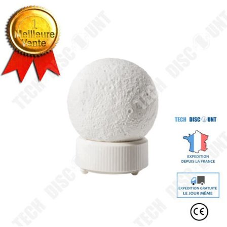Månlampa 3D - TD - Nattljus - Projektion - LED-belysning - Barninredning