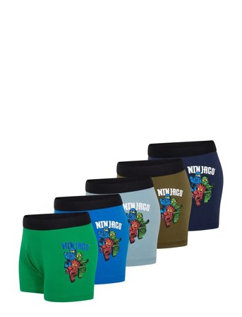 LEGO kidswear Lwagan 608 - 5-Pack Boxers - Navy - 98-104