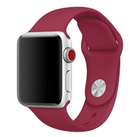 Apple Watch Series 4 40 mm klockarmband i silikon - Rosenröd