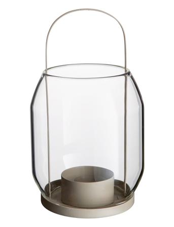Lantern Home Decoration Candlesticks & Tealight Holders Indoor Lanterns Beige ERNST