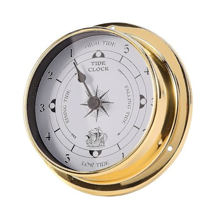 Tidvattenklocka, Tester Kopparhölje Marin För, Väggmonterad Båt Användande Tidvattenklocka, 115mm