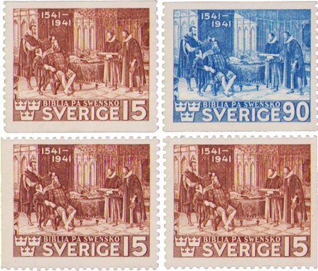 Sverige - AFA 287-288+287Cv-287Ch - Postfrisk