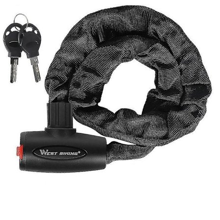 Cykellås Cykelsikkerhed Tyverisikring Kædelås Med 2 Nøgler