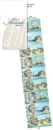 Åland 2009 - Forfattere - Postfrisk hæfte