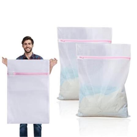 Pakkaus, jossa 3 pyykkipussia 80cm x 60cm Suuri pyykkipussi Pyykinpesukone Pyykkipussi Verhot, takit, villapaidat, vuodevaatteet, pehmolelut, matot ja