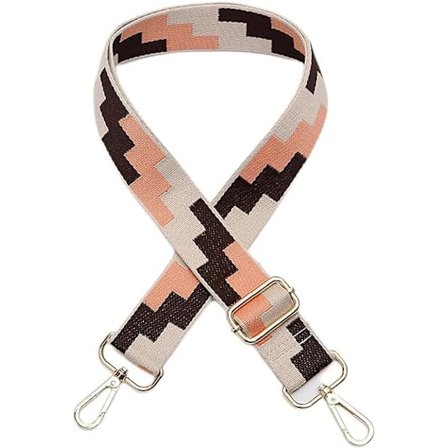 1 st axelrem för väskor, 80-140 cm justerbar bred med låda