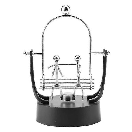 Elektronisk Skak Wiggle Enhet Perpetual Motion Swingande Kinetic Art Craft Skrivbordsdekoration